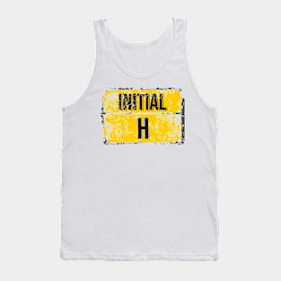 For initials or first letters of names starting with the letter H Tank Top